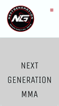 Mobile Screenshot of nextgenerationmma.com